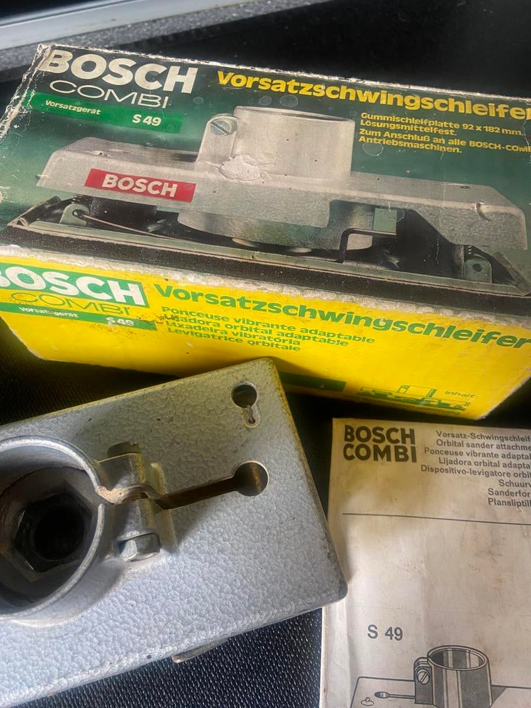 Vlakschuurvoet - Bosch., Ophalen of Verzenden, Zo goed als nieuw, Minder dan 600 watt, Vlakschuurmachine