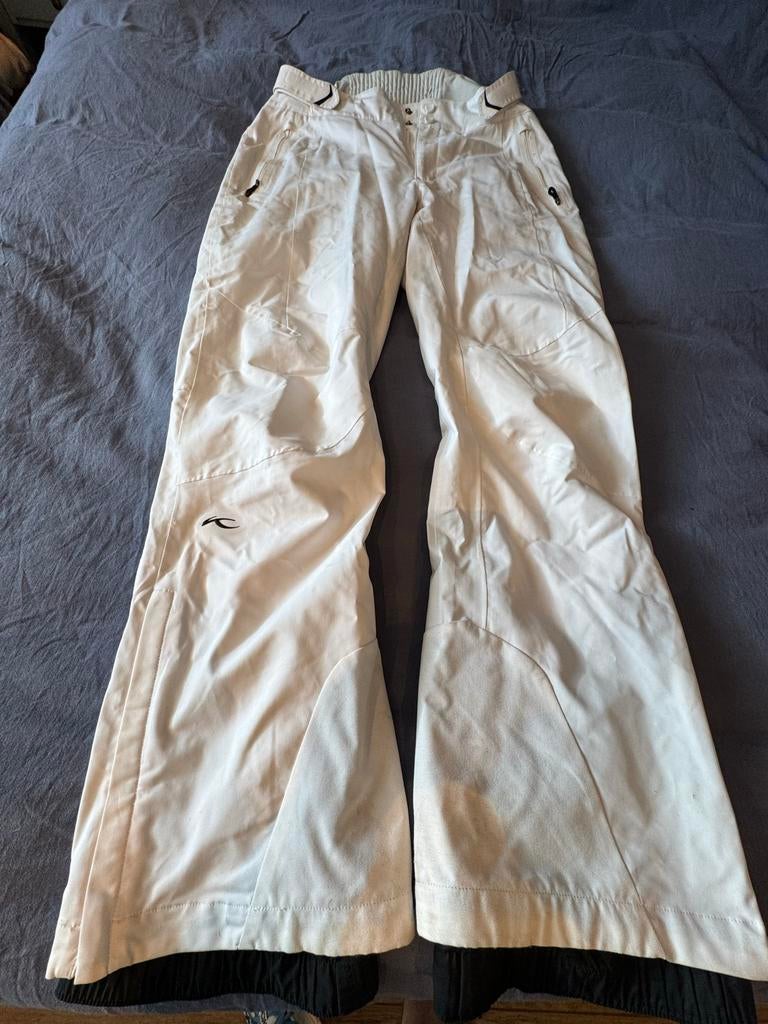 Kjus Skibroek Wit Maat 52, Ophalen of Verzenden, Zo goed als nieuw, Maat 46/48 (XL) of groter, Broek