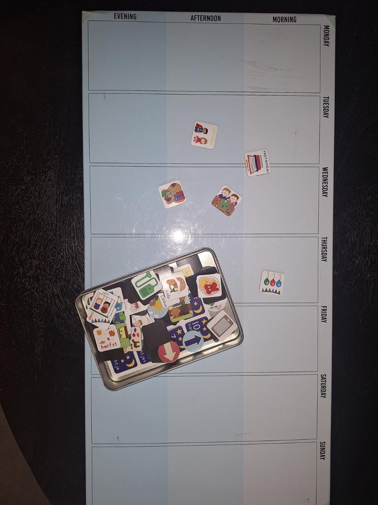 Magnetische dagindeling, Ophalen, Overige typen, Apple iPhone