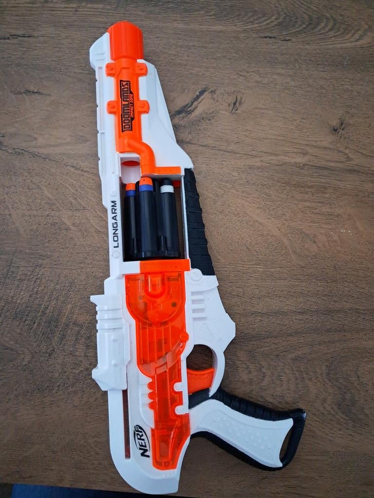 Nerf Doomlands impact zone longarm, Ophalen, Zo goed als nieuw