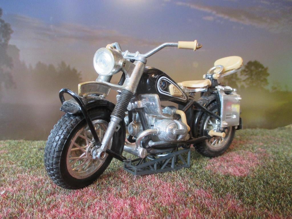 1:15 BMW R75 - Polistil zwart incompleet, Ophalen of Verzenden, Gebruikt