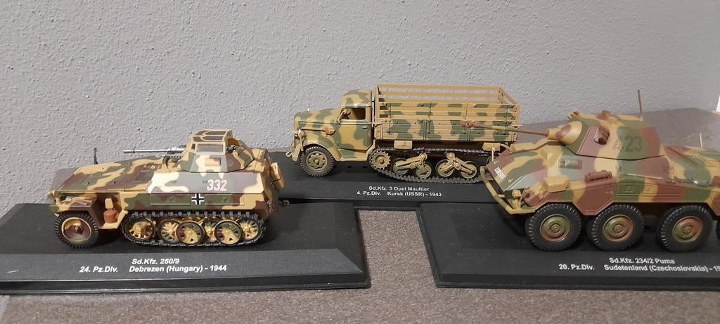 Collectie Legervoertuigen Modellen, Overige merken, Gebruikt, Ophalen of Verzenden, Tank