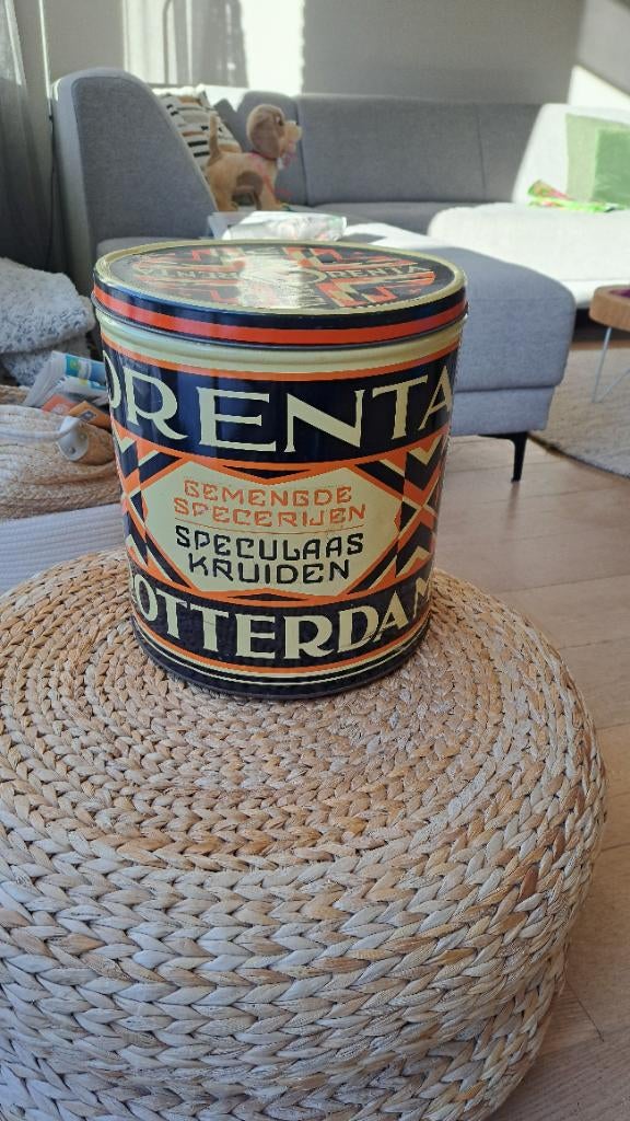 Oude koffieblik, Verzamelen, Blikken, Ophalen, Gebruikt, Overige