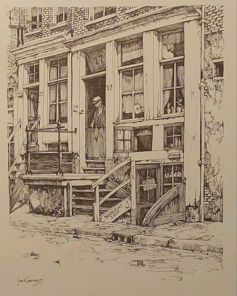 Jan Korthals ...Binnen Dommersstraat ... Amsterdam ..., Ophalen of Verzenden