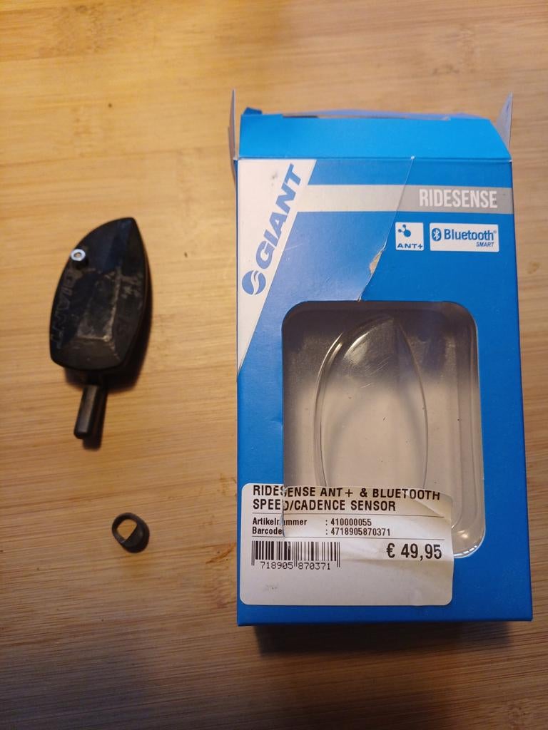 Giant RideSense Snelheid & Cadans Sensor - Gebruikt, Fietsen en Brommers, Fietsaccessoires | Fietscomputers, Ophalen, Draadloos