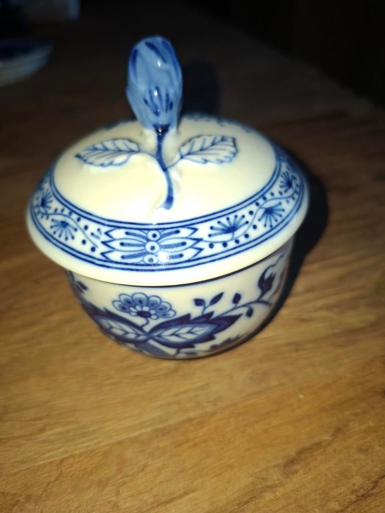 Hutschenreuther Blue Onion Suikerpot/Jampot, Ophalen of Verzenden