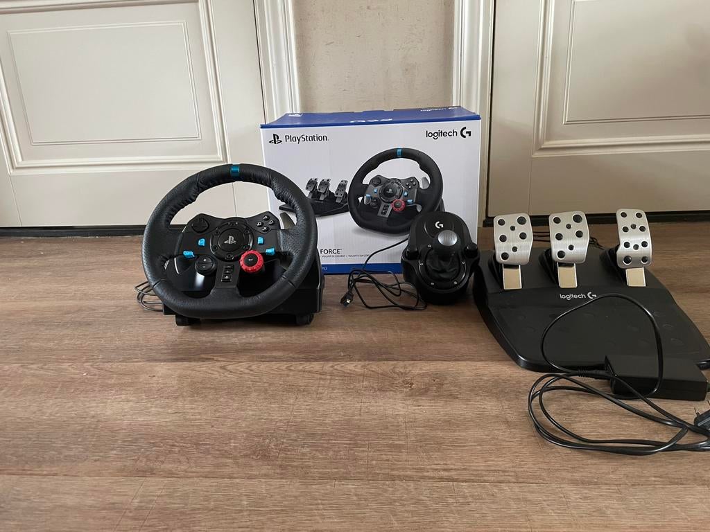 Logitech G29 Driving Force + Logitech Shifter, Ophalen, Zo goed als nieuw, Stuur of Pedalen, PlayStation 3