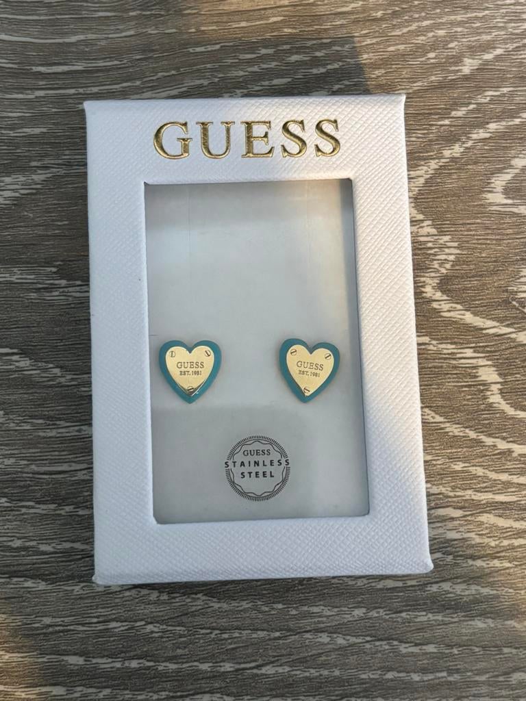 Guess oorbellen, Ophalen of Verzenden, Zo goed als nieuw, Goud, Overige materialen