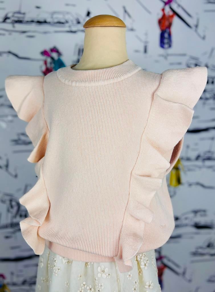 Chloé zomertrui truitje met roesjes maat 8, Gebruikt, Chloé EU, Trui of Vest, Chloé