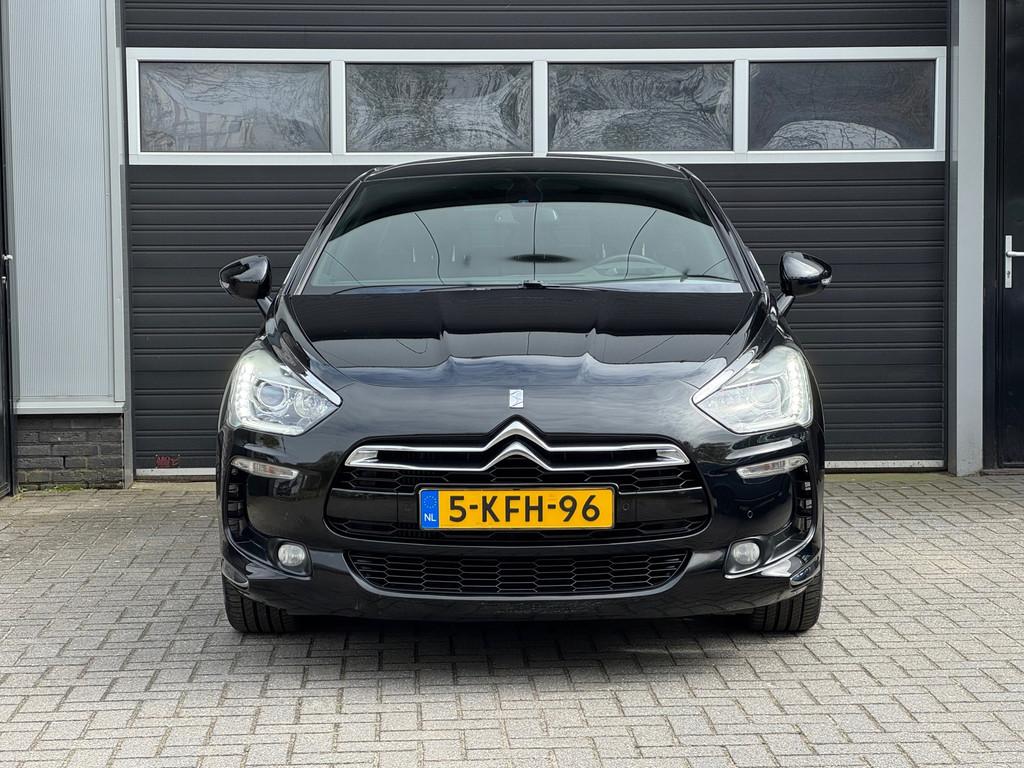 Citroen DS5 1.6 THP Business Executive Automaat, Pano, Camer, Gebruikt, Leder en Stof, Zwart, 1395 kg