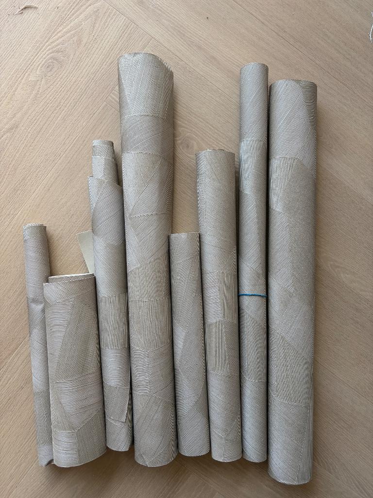 Behang Arte Monsoon Facet 75301 Restant, Huis en Inrichting, Stoffering | Behang, Ophalen of Verzenden, Minder dan 10 m², Beige