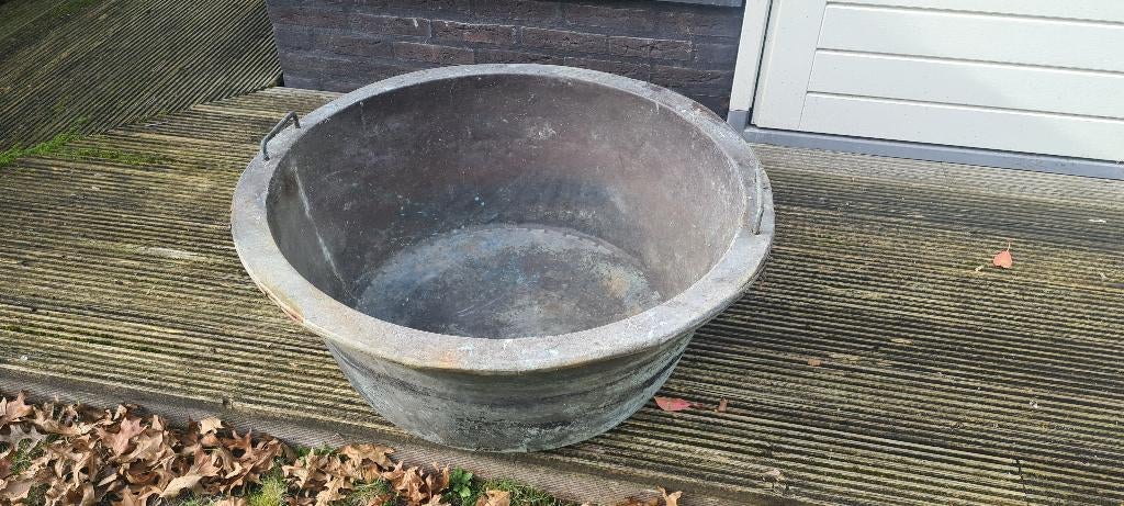 Ronde zinken ton, Ophalen