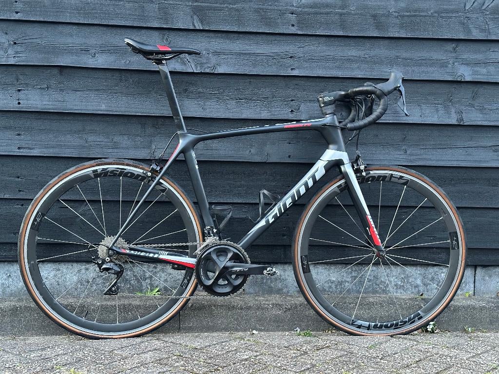 Giant TCR Advanced 2 | Maat L | Carbon racefiets, Ophalen, 28 inch, Gebruikt, Carbon