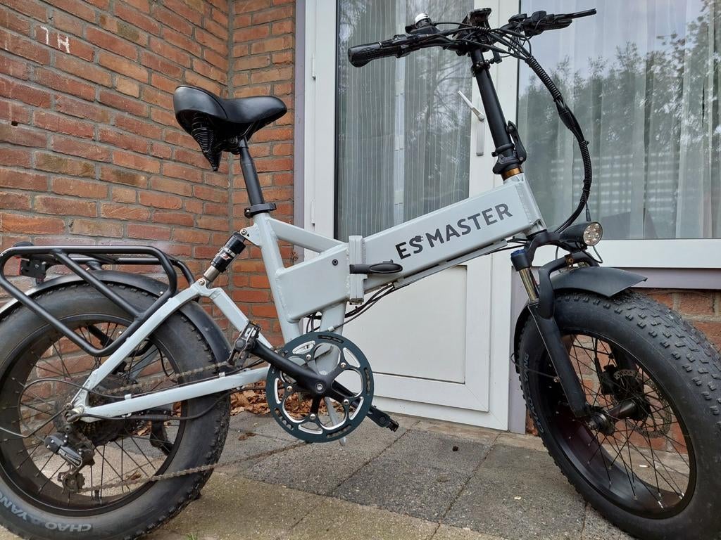 Esmaster fatbike vouwfiets, Fietsen en Brommers, Fietsen | Vouwfietsen, Zo goed als nieuw, 20 inch of meer, Ophalen