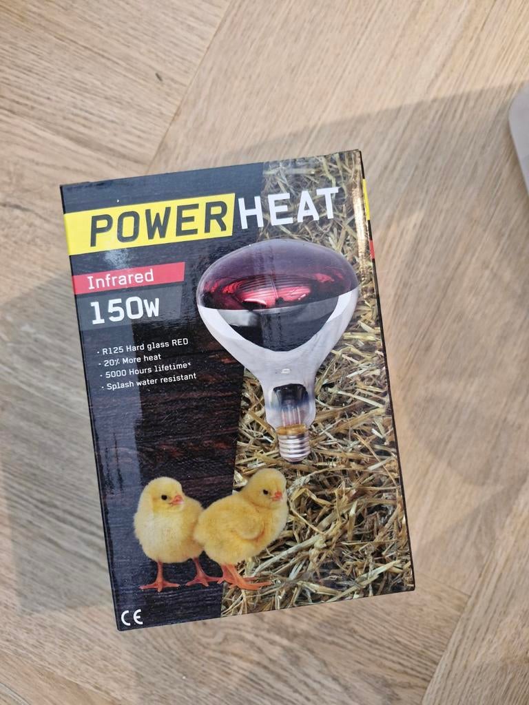 Kitten/kuiken warmtelamp inclusief lamp, Dieren en Toebehoren, Ophalen of Verzenden, Zo goed als nieuw, Verlichting