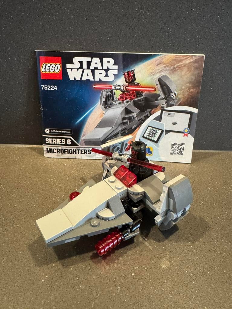 LEGO Star Wars Sith Infiltrator Microfighter - 75224, Ophalen of Verzenden, Zo goed als nieuw, Complete set, Lego