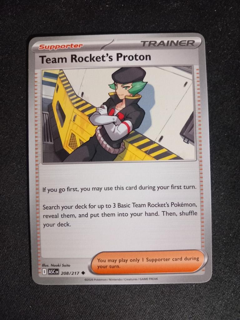 Team Rocket's Proton 208/217 Ascended Heroes Excellent, Verzenden, Zo goed als nieuw, Losse kaart