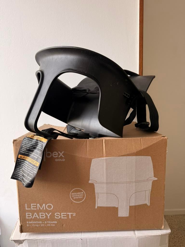 Cybex Lemo Baby Set 2 met harnas gordels, Kinderen en Baby's, Kinderstoelen, Gebruikt, Meegroeistoel, Gordel(s), Stoelverkleiner