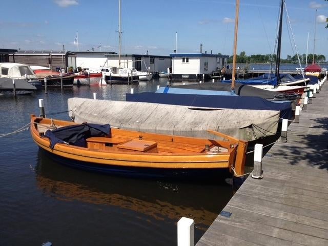 Stijlvolle sloep vlet, Ophalen, 10 tot 30 pk, Gebruikt, Binnenboordmotor