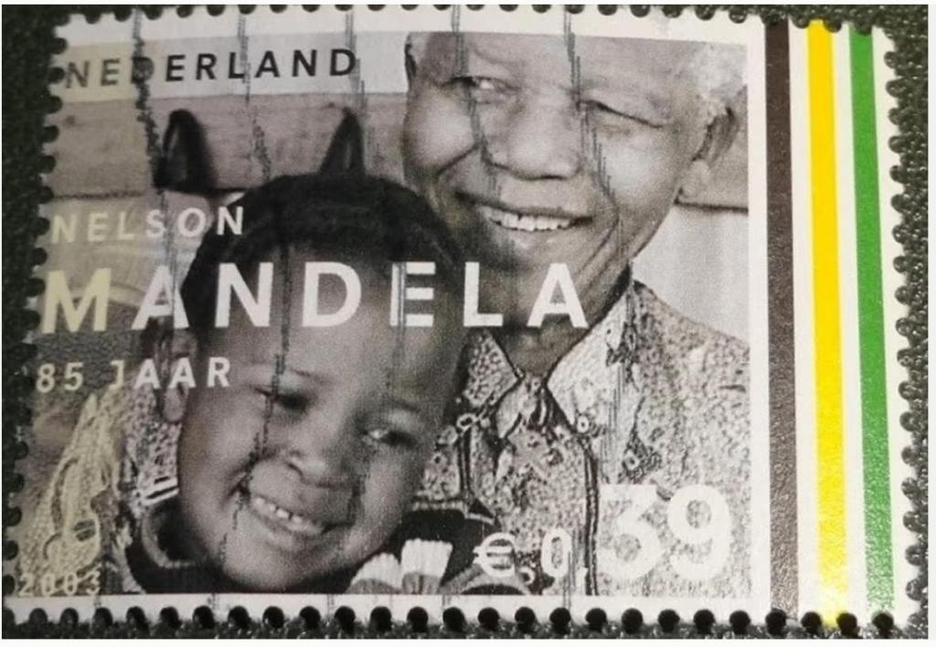 Nelson Mandela - 2196 - 2003 - 85 jaar, Postzegels en Munten, Verzenden, Na 1940, Gestempeld