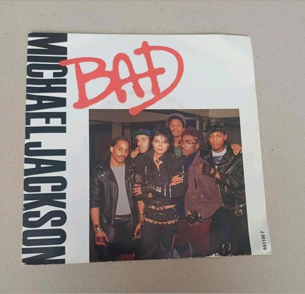 Michael Jackson  - Bad, Cd's en Dvd's, Vinyl Singles, Gebruikt, 7 inch, Single, Ophalen of Verzenden