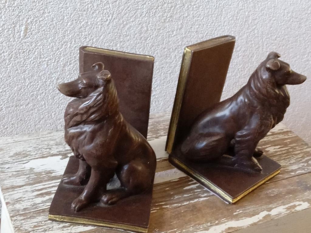 Boekensteunen  Schotse collie, Ophalen of Verzenden, Zo goed als nieuw