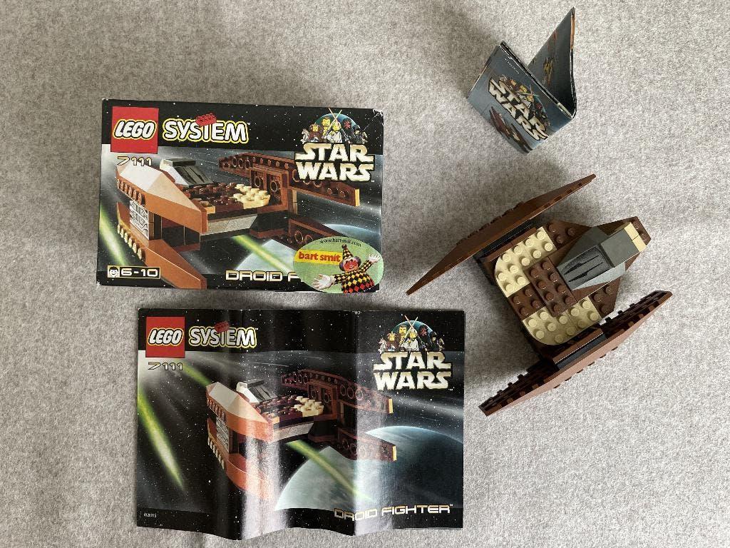 LEGO Star Wars - 7111 Droid fighter, Kinderen en Baby's, Speelgoed | Duplo en Lego, Ophalen of Verzenden, Gebruikt, Complete set