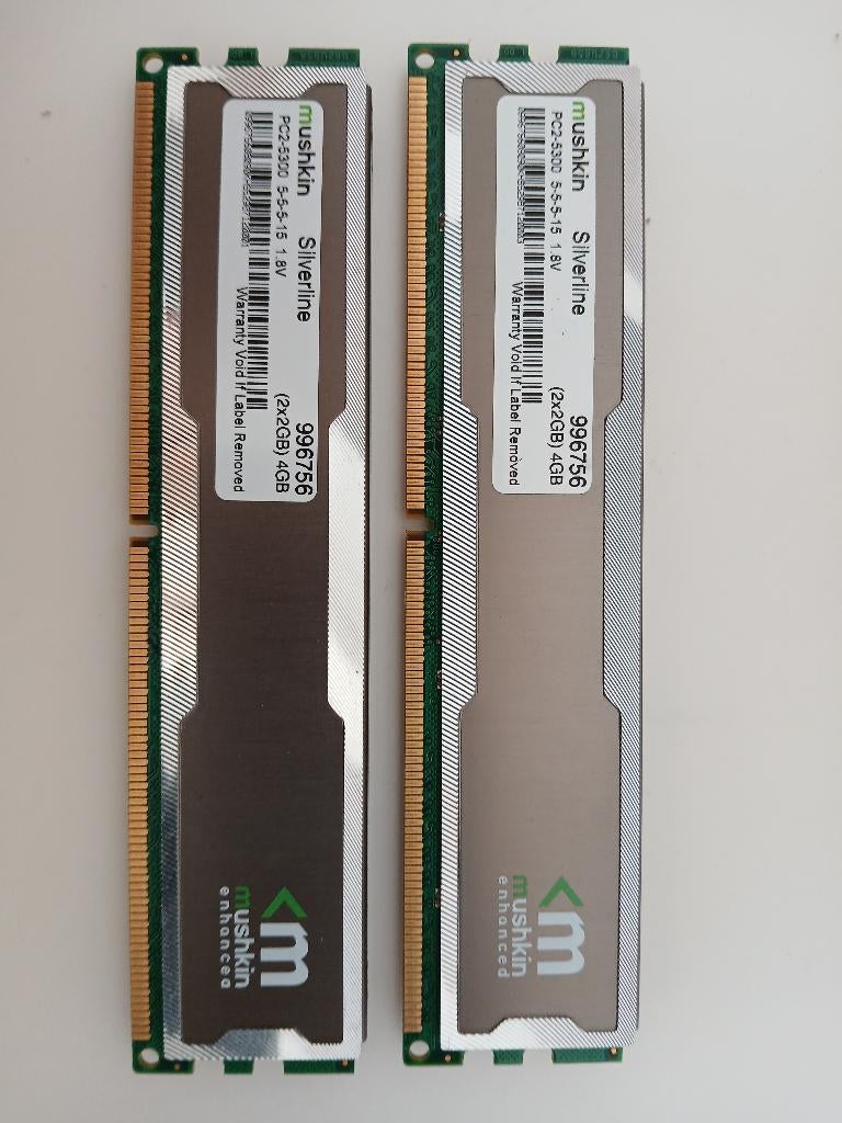 2x 4GB ddr2 Ram, Computers en Software, RAM geheugen, Ophalen of Verzenden, DDR4, Desktop