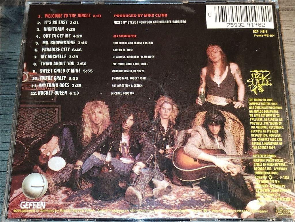 Guns N Roses - Appetite For Destruction, Ophalen of Verzenden, Zo goed als nieuw, Poprock