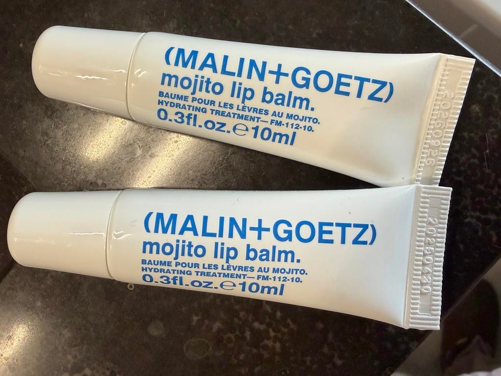 Malin + Goetz Mojito Lip Balm - 2 stuks, Verzegeld, Sieraden, Tassen en Uiterlijk, Uiterlijk | Mondverzorging, Ophalen of Verzenden