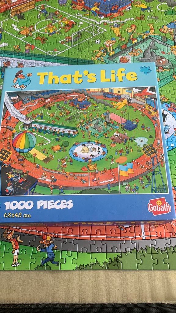 That’s life puzzel sport, Ophalen of Verzenden, 500 t/m 1500 stukjes, Zo goed als nieuw