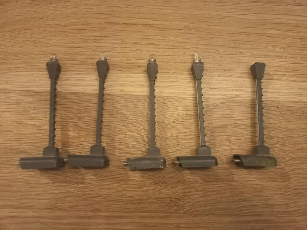 Marklin lichtmasten 5 stuks, Ophalen of Verzenden, Gebruikt, Gelijkstroom, Overige merken