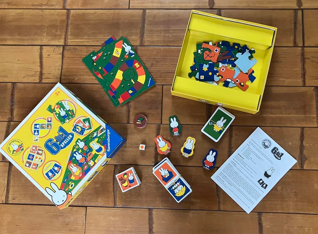 Nijntje 6 in 1 spellendoos, Ophalen of Verzenden, Gebruikt