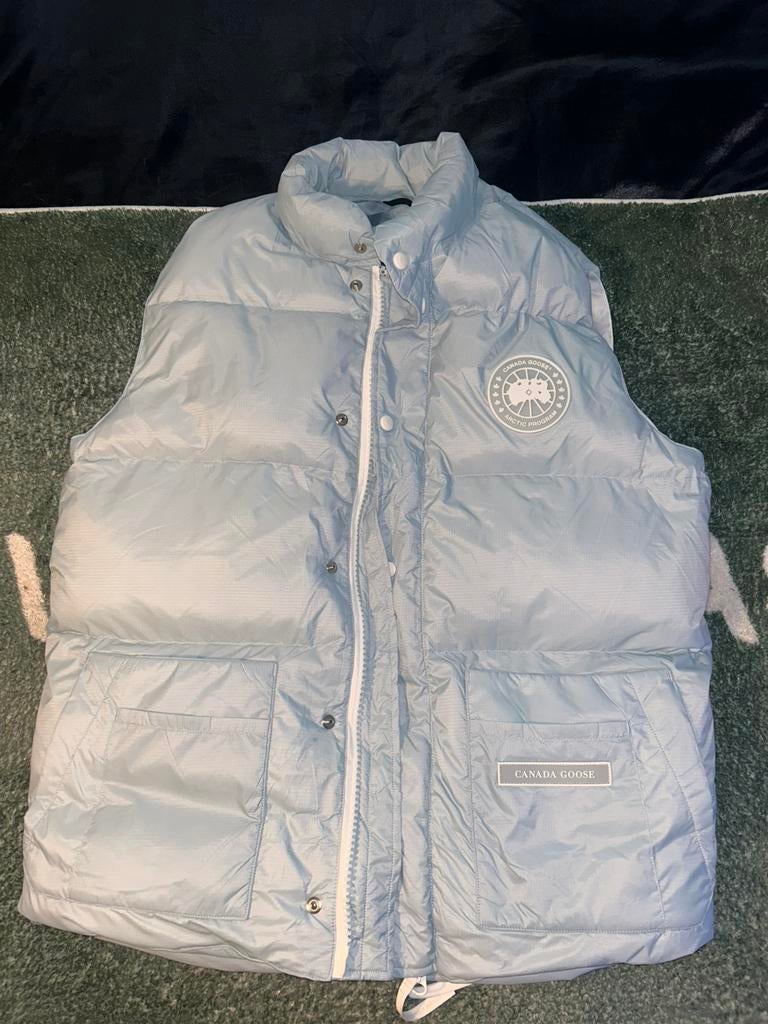 Canada Goose bodywarmer - lichtblauw XXL, Kleding | Heren, Bodywarmers, Zo goed als nieuw, Maat 56/58 (XL), Blauw, Ophalen of Verzenden