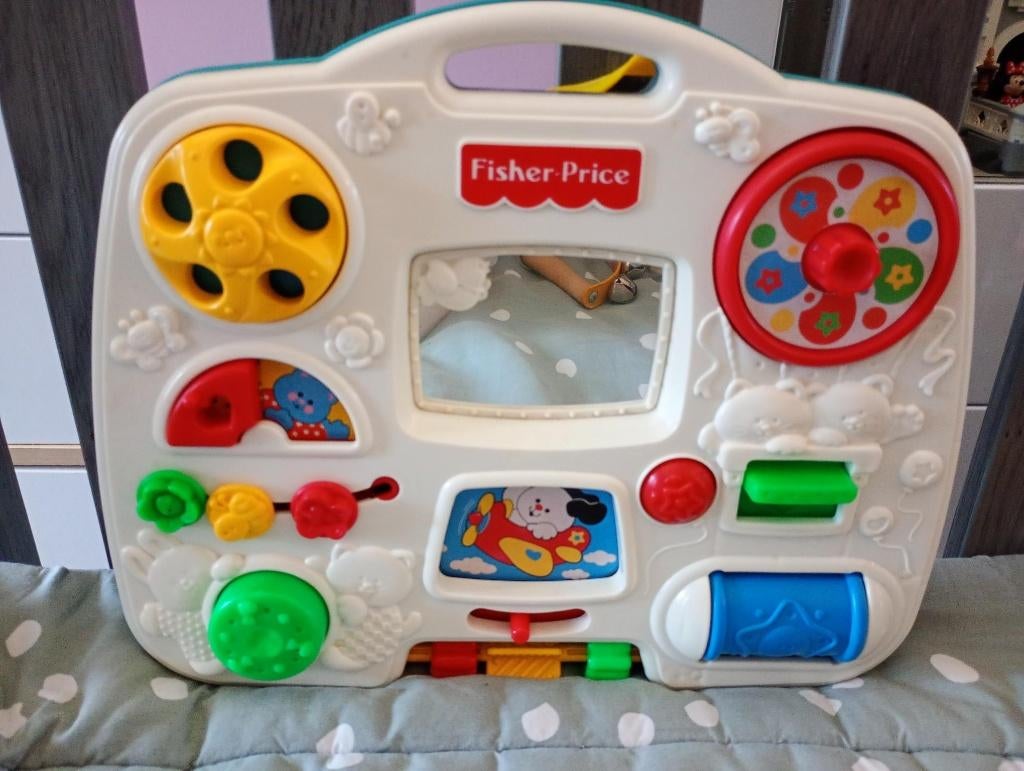 Retro Fisher Price Vintage Baby Activity Centre uit 1993, Ophalen of Verzenden, Gebruikt, Speelset, Met geluid