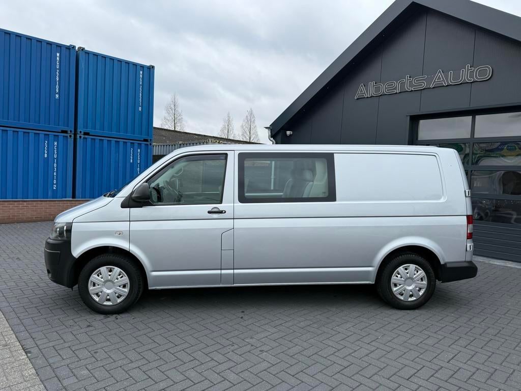 Volkswagen Transporter 2.0 TDI L2H2 BM | DUBBELE CABINE | MA, Voorwielaandrijving, Euro 5, Gebruikt, Zwart
