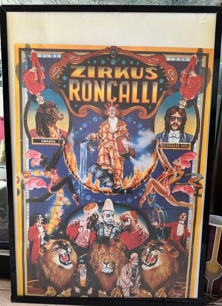 Circus poster, Ophalen, Gebruikt, Vierkant, A1 t/m A3