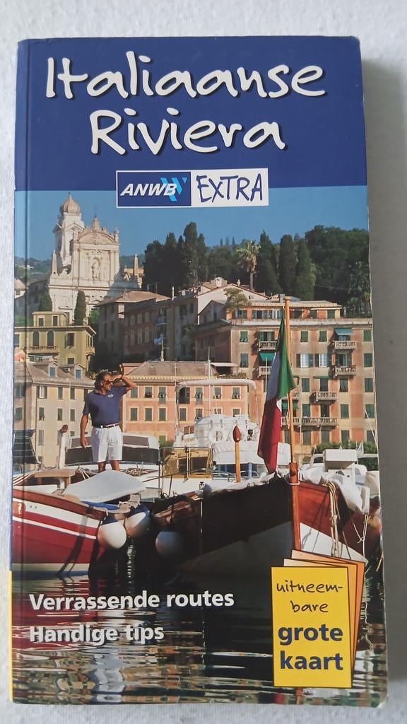 ANWB Extra Italiaanse Rivièra Reisgids + kaart, Boeken, Reisgidsen, Europa, Ophalen of Verzenden, Zo goed als nieuw, Reisgids of -boek