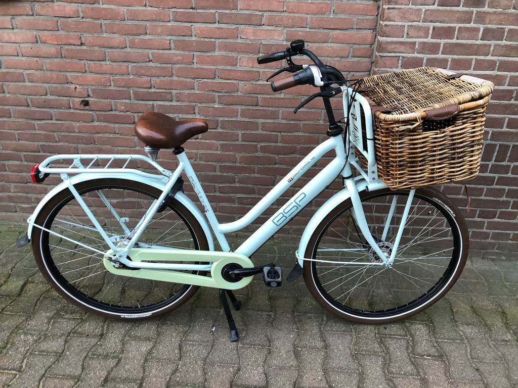 Te koop mooie BSP Metropolis damesfiets 57cm 7versn, Overige merken, Versnellingen, Zo goed als nieuw, 56 cm of meer