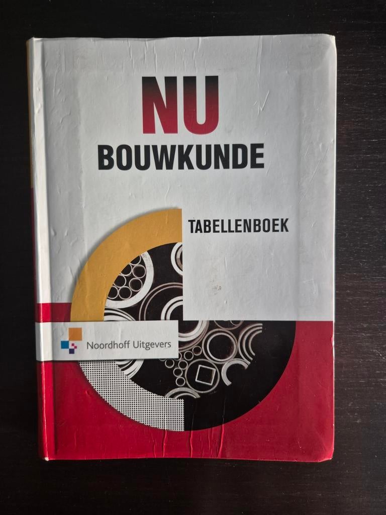 NU Bouwkunde Tabellenboek - Noordhoff Uitgevers, Boeken, Gelezen, Ophalen of Verzenden, MBO, Noordhoff Uitgevers