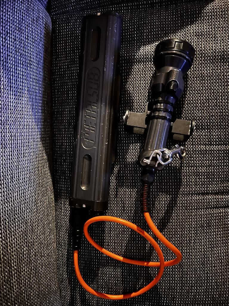 Metalsub kabellamp, Watersport en Boten, Duiken, Ophalen, Gebruikt, Duiklamp