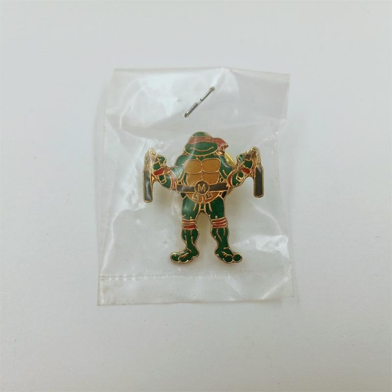 TMNT Michelangelo Mirage Studios 1989 Pin, Ophalen of Verzenden, Nieuw, Figuurtje, Speldje of Pin