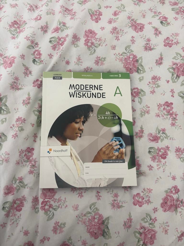 Moderne Wiskunde A VWO Deel 3 Leerboek Flex Noordhoff, Boeken, Ophalen of Verzenden, Zo goed als nieuw, VWO, Wiskunde A