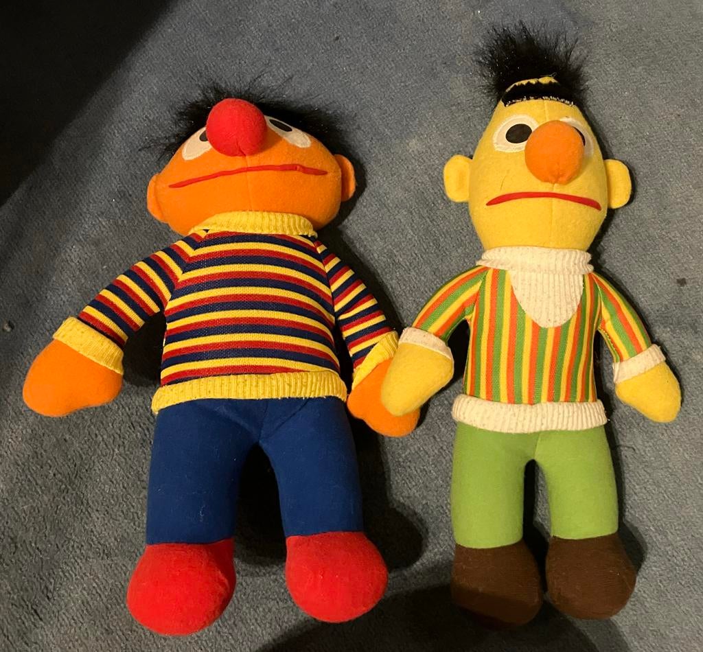 Sesamstraat Bert en Ernie knuffels - 1992- Child Dimension, Ophalen of Verzenden