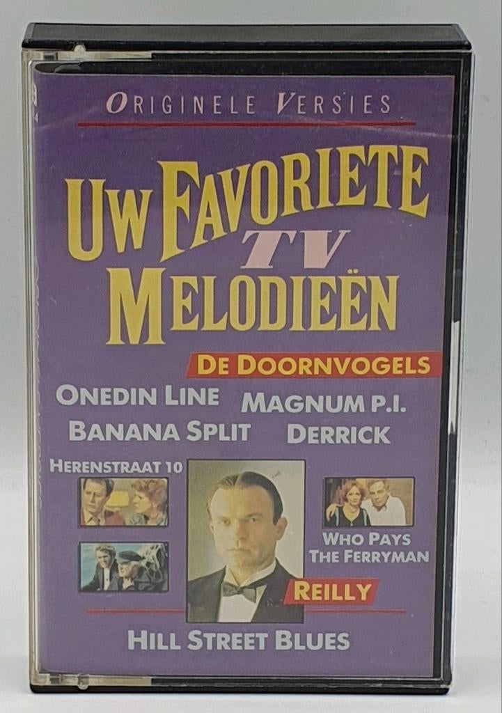 Uw Favoriete TV-Melodieën Cassettebandje - Originele Versies, Gebruikt, Filmmuziek en Soundtracks, 1 bandje, Ophalen of Verzenden