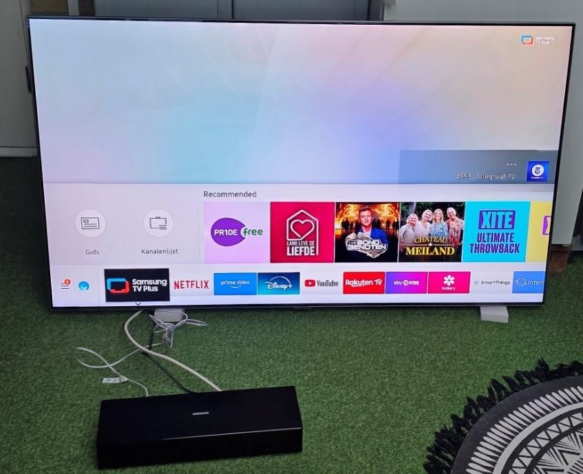 Samsung 55 inch Smart TV met One Connect Box DEFECT, Ophalen, 100 cm of meer, Samsung, Smart TV