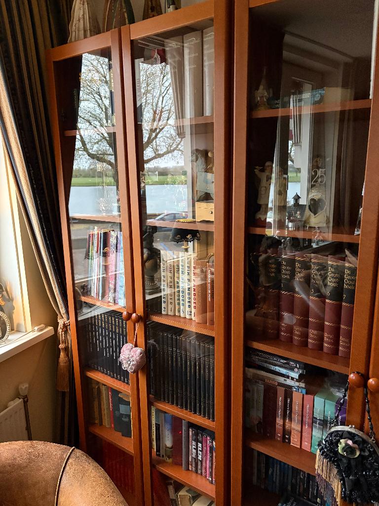 Vitrinekast Billy kast ikea, Ophalen, Met deur(en), Glas, Klassiek