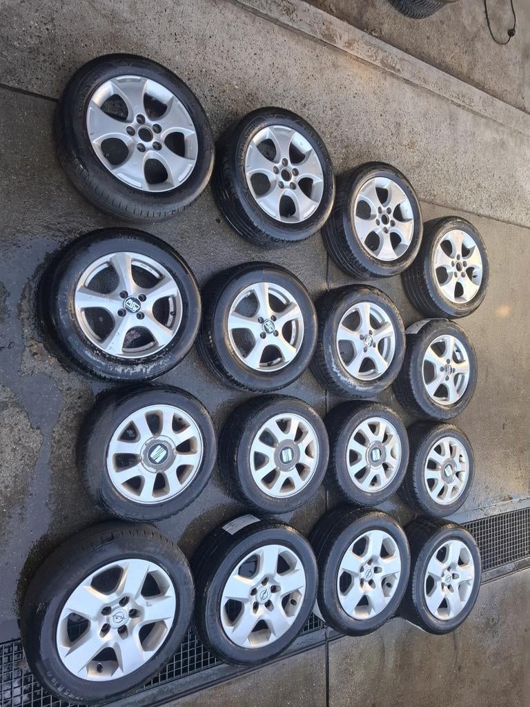 Meerdere sets wiellen, Auto-onderdelen, Banden en Velgen, Ophalen, 16 inch, 205 mm, Band(en)