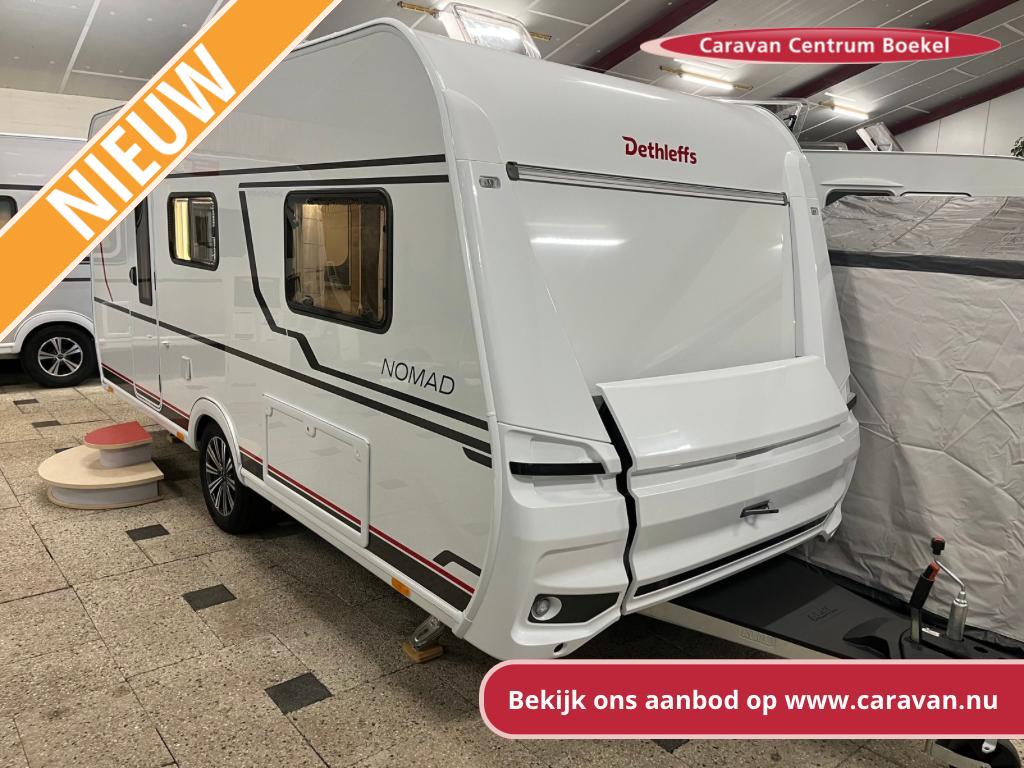 Dethleffs Nomad 460 EL *2025* first edition, Caravans en Kamperen, Standaardzit, Schokbreker, Dethleffs, 5 tot 6 meter