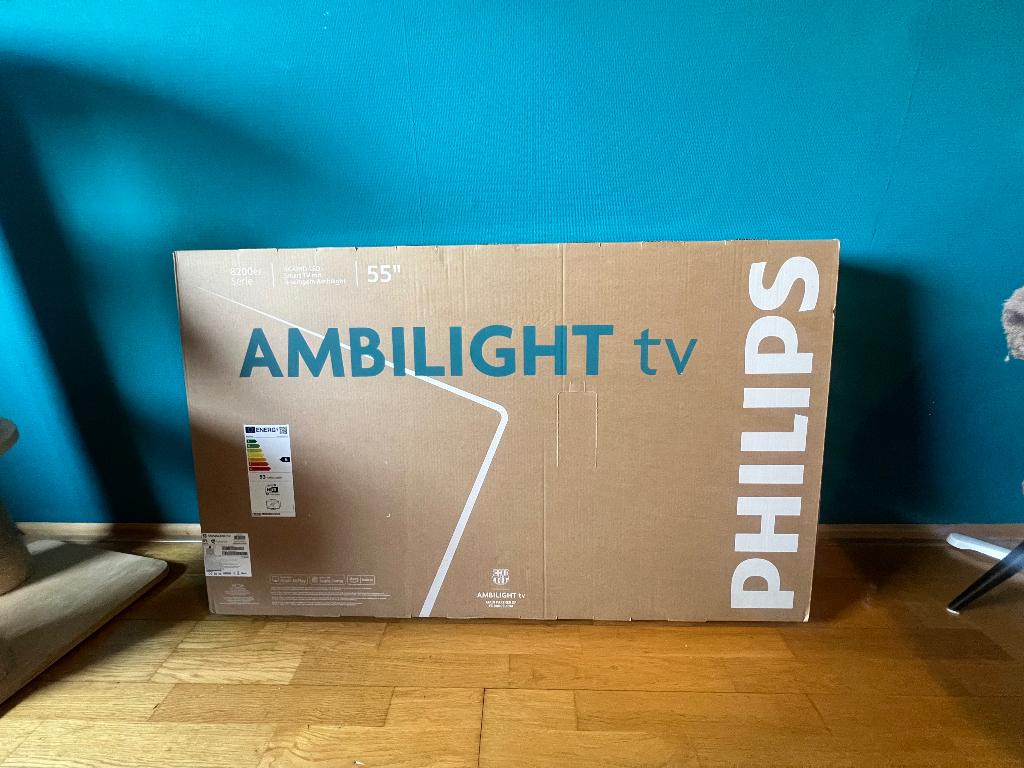 Philips 55 inch tv, Ophalen, Philips, LED, 50 Hz